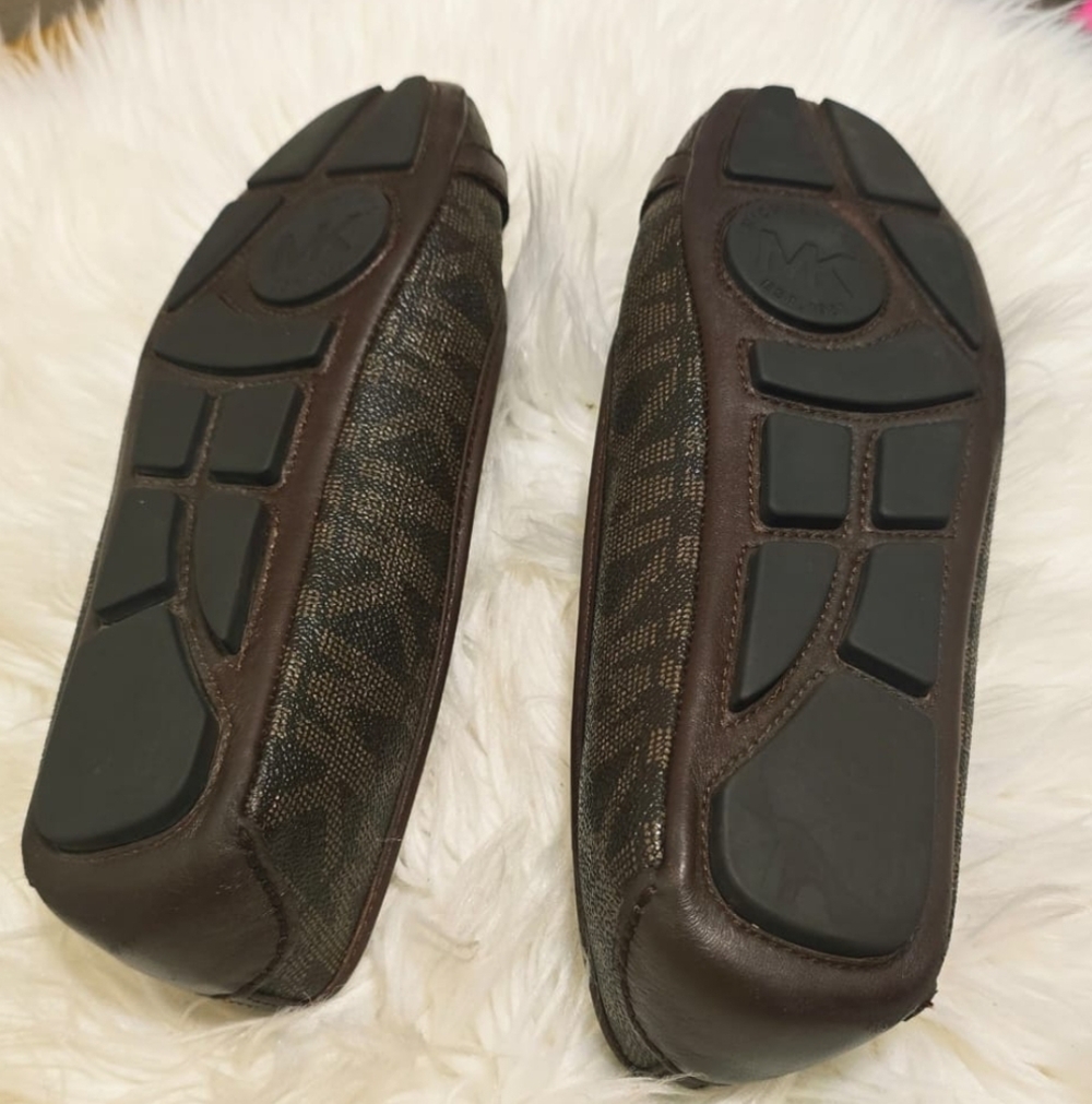 Micheal Kors Fulton Brown Slip On Loafers Size 8W✌️ - Picture 5 of 9